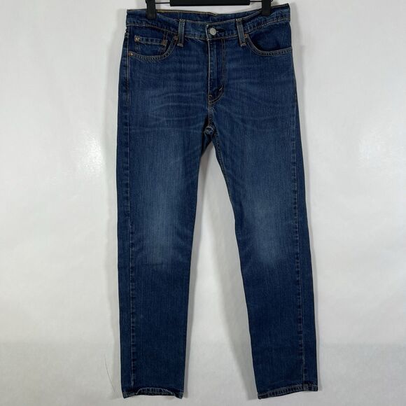 Levis 511 Slim Fit Jeans Mens Size 30x30 Blue Medium Wash Straight Leg EUC - Picture 1 of 16